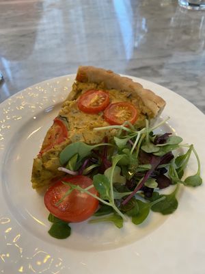 Garden veggie quiche!  at Vegan & Beyond in Seoul