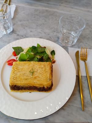Shepherd's pie at Vegan & Beyond in Seoul