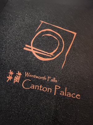 Menu at Canton Palace in Wentworth Falls