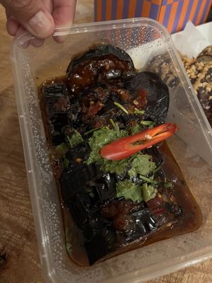 Spicy eggplant - takeaway   at Canton Palace in Wentworth Falls