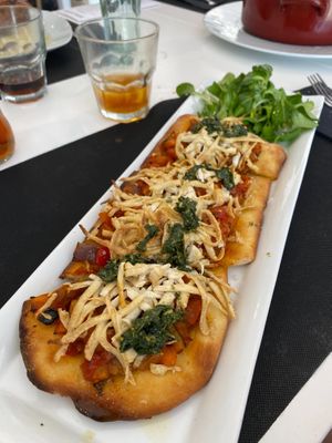 Coqueta de verduras con tofu  at Eleven Bistro in Leliana