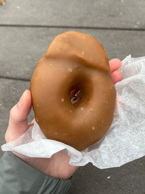 Maple donut was amazing!!  at Freddy Donuts in Fredericksburg