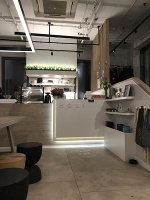 Bar at Holi Yoga & Cafe in Moscow