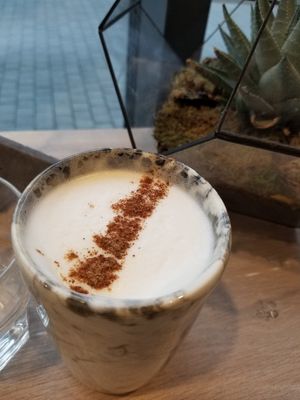 Masala latte at Holi Yoga & Cafe in Moscow