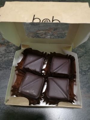 Tasted a bit like a  better version of halva.  at Holi Yoga & Cafe in Moscow