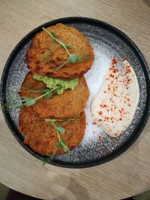 Sweet potato biscuits at Holi Yoga & Cafe in Moscow