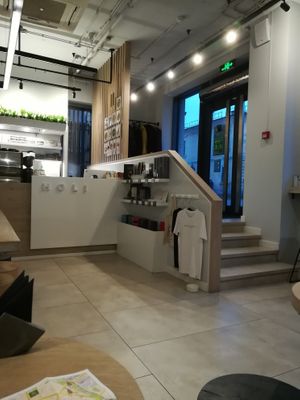 Interior at Holi Yoga & Cafe in Moscow