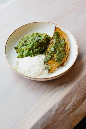 зеленое ризотто at Holi Yoga & Cafe in Moscow