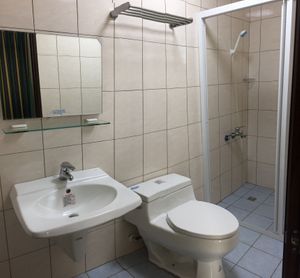 bathroom for room 201 at Xù Yáng Yáng MínSù 煦陽陽民宿 in Penghu