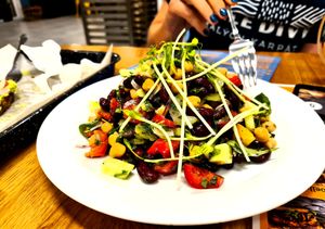 Legumes salad. at IBA.TU Bistro in Vysoke Tatry