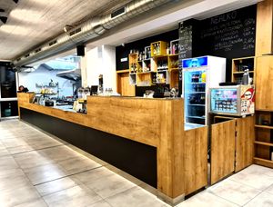 Ordering, prep counter.  at IBA.TU Bistro in Vysoke Tatry