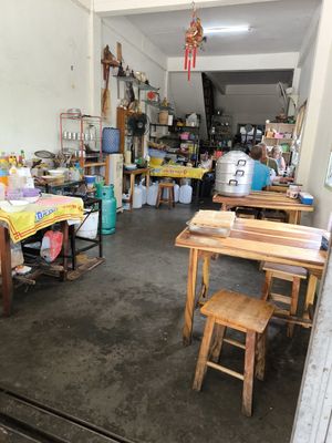 Sitting area at Vegetarian Food by Somjan in Lampang