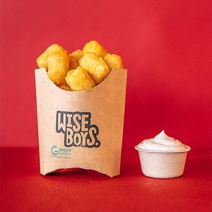Tater tots and aioli at Wise Boys Burgers - Auckland CBD in Auckland