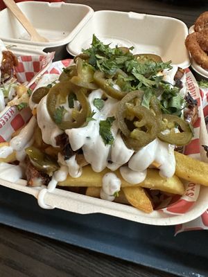 Loaded fries  at Wise Boys Burgers - Auckland CBD in Auckland