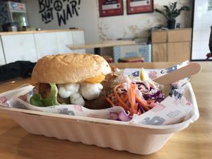 Burgers not War #Veganuary at Wise Boys Burgers - Auckland CBD in Auckland