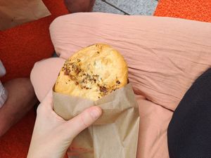 "Chicken" and mushroom mince pie at Tart Bakery - Queen St in Auckland