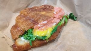 Ham and cheese croissant at Tart Bakery - Queen St in Auckland