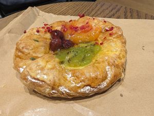 Fruit Danish at Tart Bakery - Queen St in Auckland