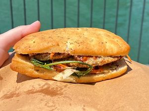 Chicken sandwich   at Tart Bakery - Queen St in Auckland