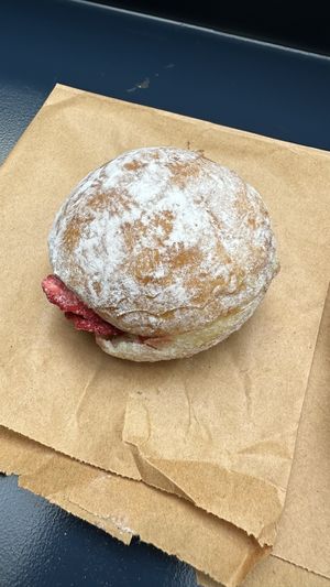 Jam filled donut 💕  at Tart Bakery - Queen St in Auckland
