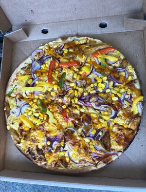 Vegan BBQ at Domino's Pizza in Loerrach