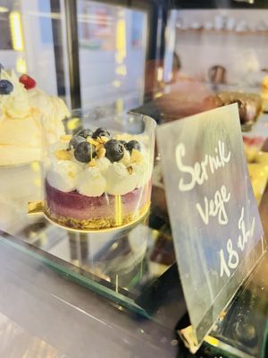 Vegan cheesecake  at AleBabeczka Kawiarnia in Kielce