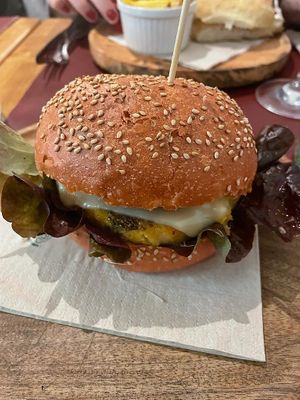 Happy burger   at Green&Burger - Biocenter in Barcelona