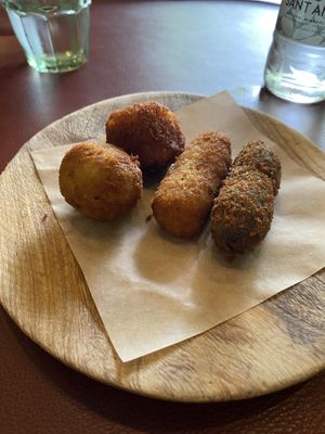 Croquetas   at Green&Burger - Biocenter in Barcelona