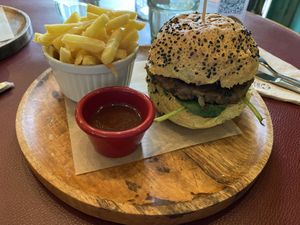 Passion burger  at Green&Burger - Biocenter in Barcelona