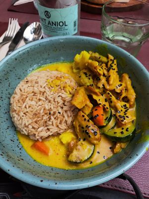 Curry que te pillo at Green&Burger - Biocenter in Barcelona