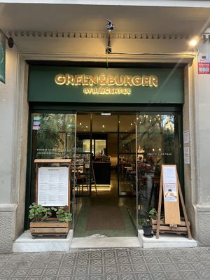 Entrance   at Green&Burger in Barcelona