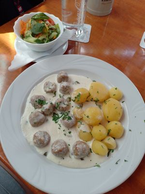 Königsberger Klopse at Kartoffelhaus in Gottingen