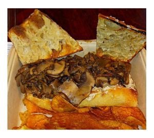 Mushroom "French Dip" Sand at Molly Malloy's in Philadelphia