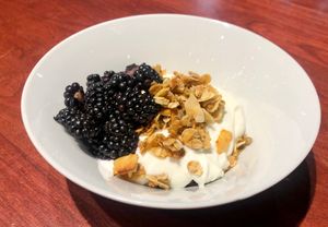 Yogurt & Honey Granola (Vegetarian)
plain greek yogurt, homemade honey granola, berries, local honey  at Molly Malloy's in Philadelphia