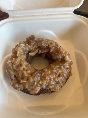 Perfect pear doughnut  at Grounds & Greens Cafe in White Rock