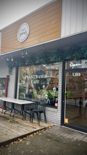 Front  at Grounds & Greens Cafe in White Rock