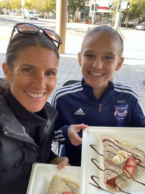 2 AMAZING (house made vegan Nutella, 🍌 & 🍓)   at Froglanders in Carlsbad