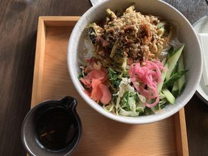 Omg.   Fish bowl.   Just do it! at Chi in Vancouver