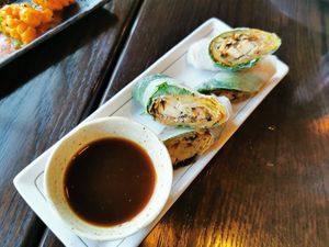 Veggie rolls at Chi in Vancouver