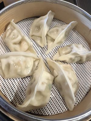 Vegan dumplings   at Chi in Vancouver