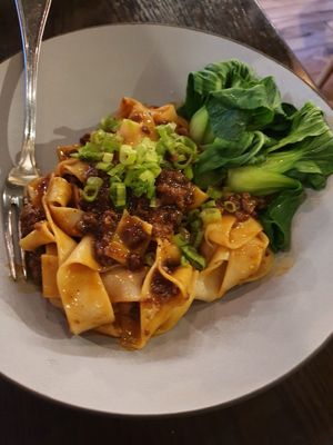 Dan dan Pappardelle at Chi in Vancouver