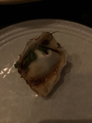 Wonton up close  at Chi in Vancouver