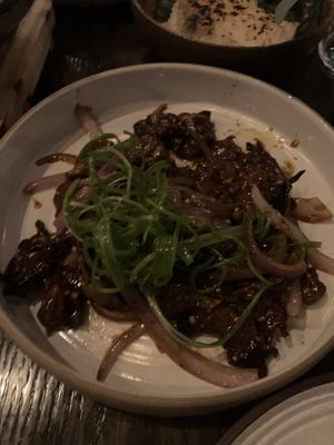 Shaken beef  at Chi in Vancouver