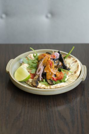 Mushroom Shwarma at Chi in Vancouver