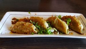 Potstickers at Chi in Vancouver