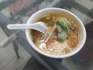 鹹豆漿 at LánZhōu DòuJiāng 蘭州豆漿 in New Taipei City