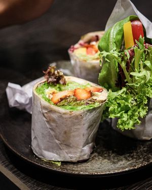 叉燒墨西哥卷 at Cafe Imagine in Kowloon