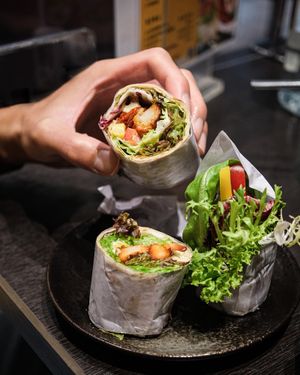 叉燒墨西哥卷 at Cafe Imagine in Kowloon