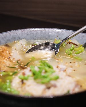 果皮冬瓜夜香花素鴨湯飯 at Cafe Imagine in Kowloon