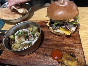 Vegan Burger  at La Cantine de Sam in Paris